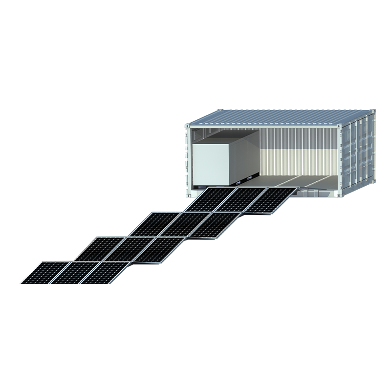 Container solar ESS (tip șină)