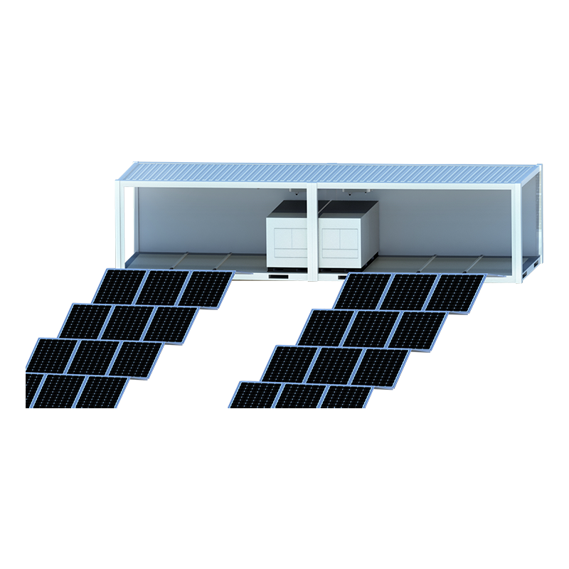Container solar ESS (tip șină)
