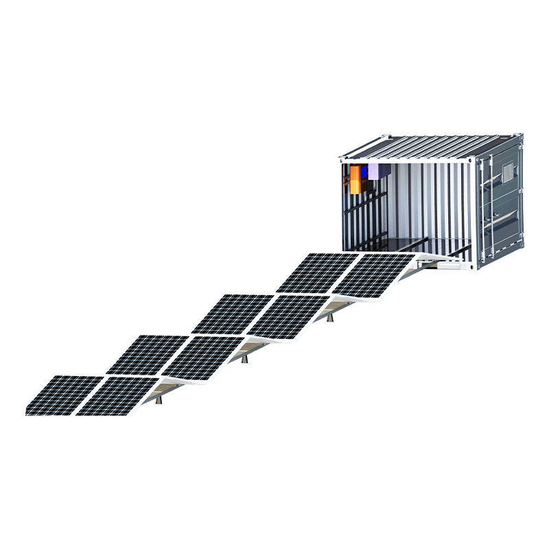 Container solar fotovoltaic (tip șină)