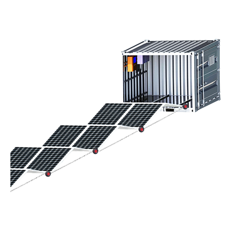 Container solar fotovoltaic (tip roată)