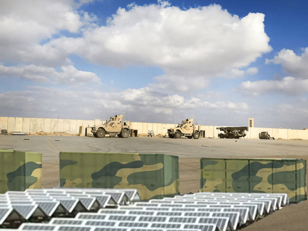 Solar Power Containers for Afaceri militare