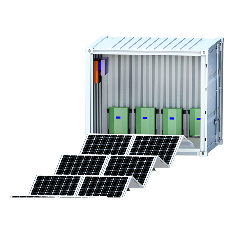 Container solar ESS (tip șină)
