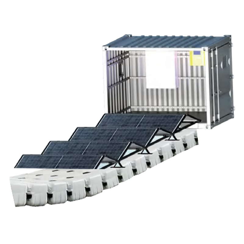 Container solar fotovoltaic (tip plutitor)