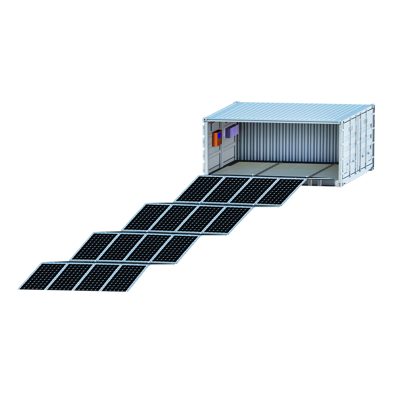 Container solar fotovoltaic (tip șină)